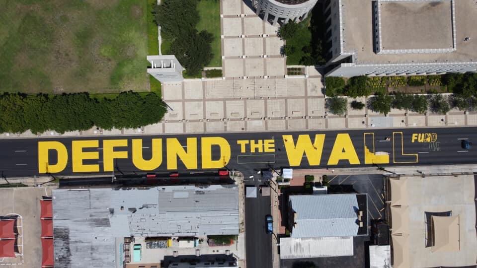 quefregados's tweet photo. Thanks Birds Eye Elite. Ahí vamos. #DefundTheWall #FundOurFuture #NoBorderWall #Laredo https://t.co/7jcepxJvyV
