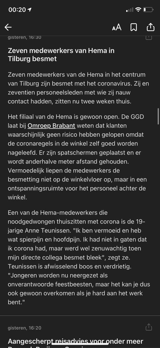 Als je zo nodig consequent wilt zijn als overheid en horeca &amp; supermarkten bij 3 besmettingen sluit, dan moet je dat nu ook zijn.