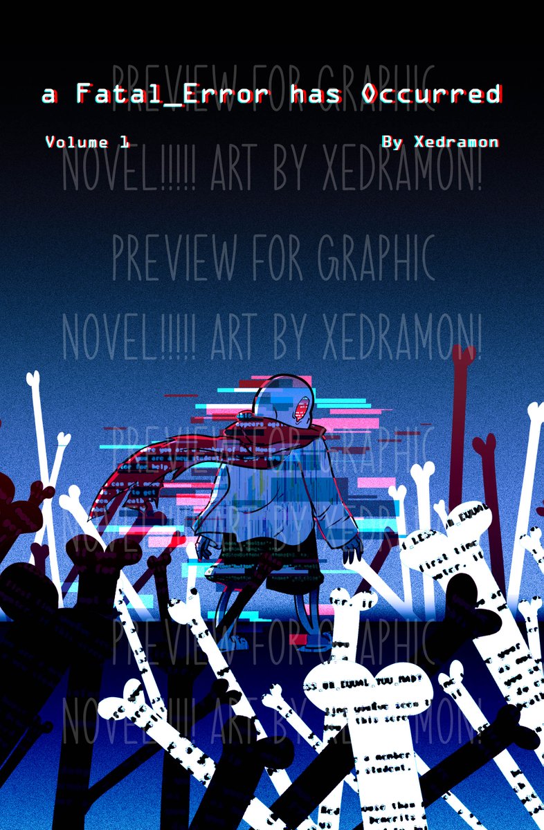 xedramon's tweet photo. Preorders are open for the first volume of the graphic novel version of A Fatal_Error has Occurred, and will be open until September 15th!!! There's options for just the book and for the book bundled with extra cool stuff! #GraphicNovel #undertaleAU

https://t.co/WO48GuEctX https://t.co/5zKirbksws