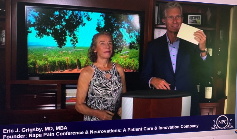 Neurovations's tweet photo. Congratulations to our lucky winner, Dr. Vanessa Ortiz! A beautiful magnum of Rocca Cabernet is heading your way! #NPC2020 https://t.co/rq0PummyuM
