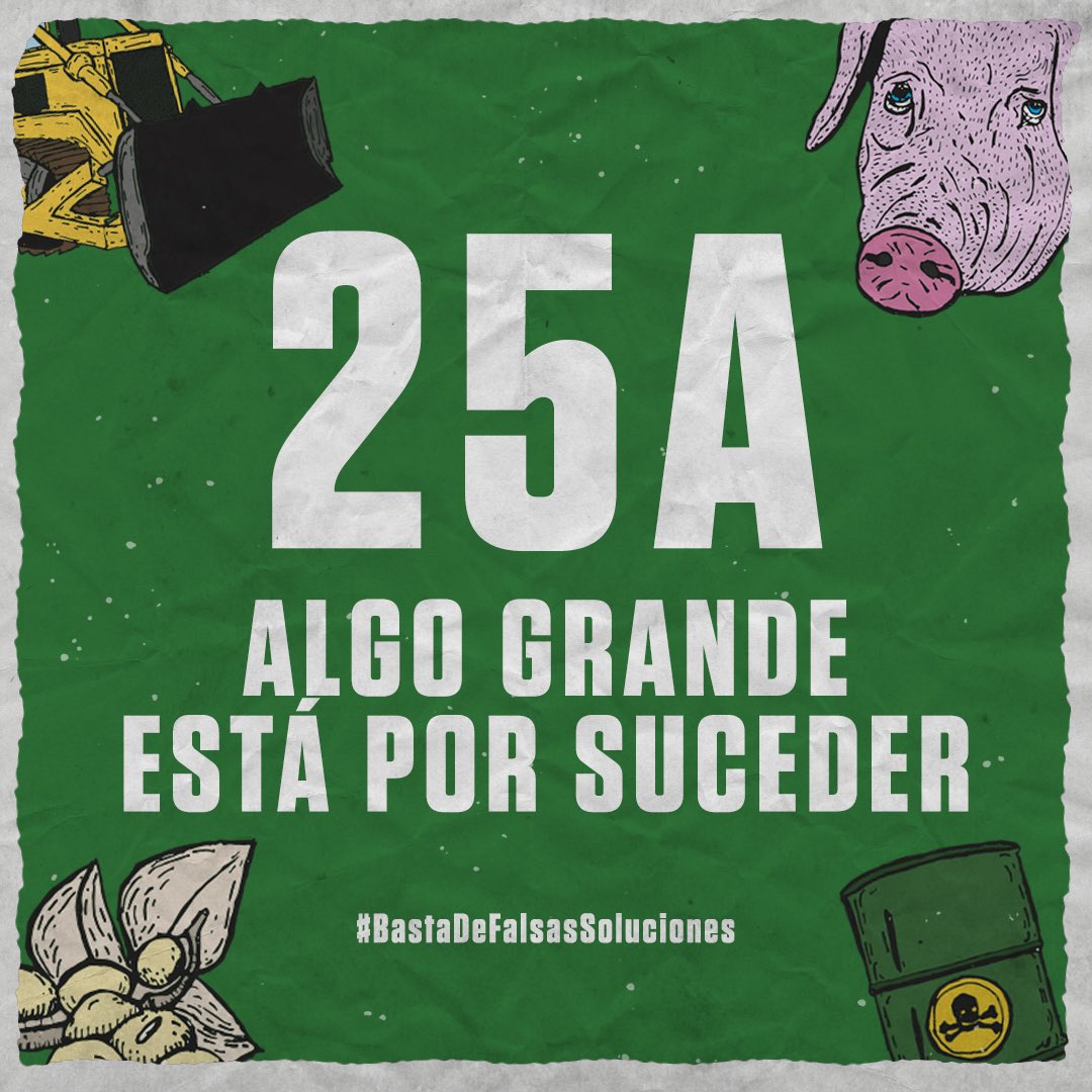 aclimatando's tweet photo. 🗓 Agendate esta fecha 🗣 En todas las provincias del país ✊🏽✊🏼🔥 #BastaDeFalsasSoluciones #TransiciónAgroecológicaYa https://t.co/9bQ5Wh0Jtw