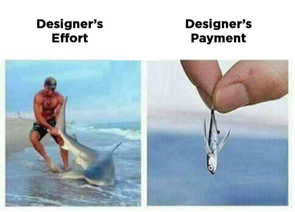 GraphicalGuy_JP's tweet photo. Sad Truth 
#designer #efforts https://t.co/fKkUMX25lH