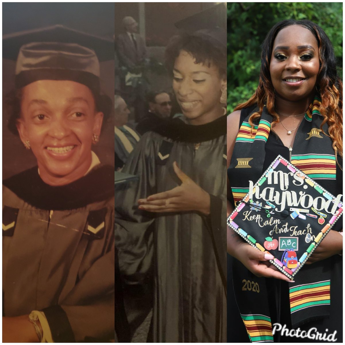 Miss_AMAYEzing's tweet photo. 3 generations of graduates. #Legacy 
 #RegisteredNurse #MastersofSocialWork #MastersofEducation https://t.co/aTnivRMDqF