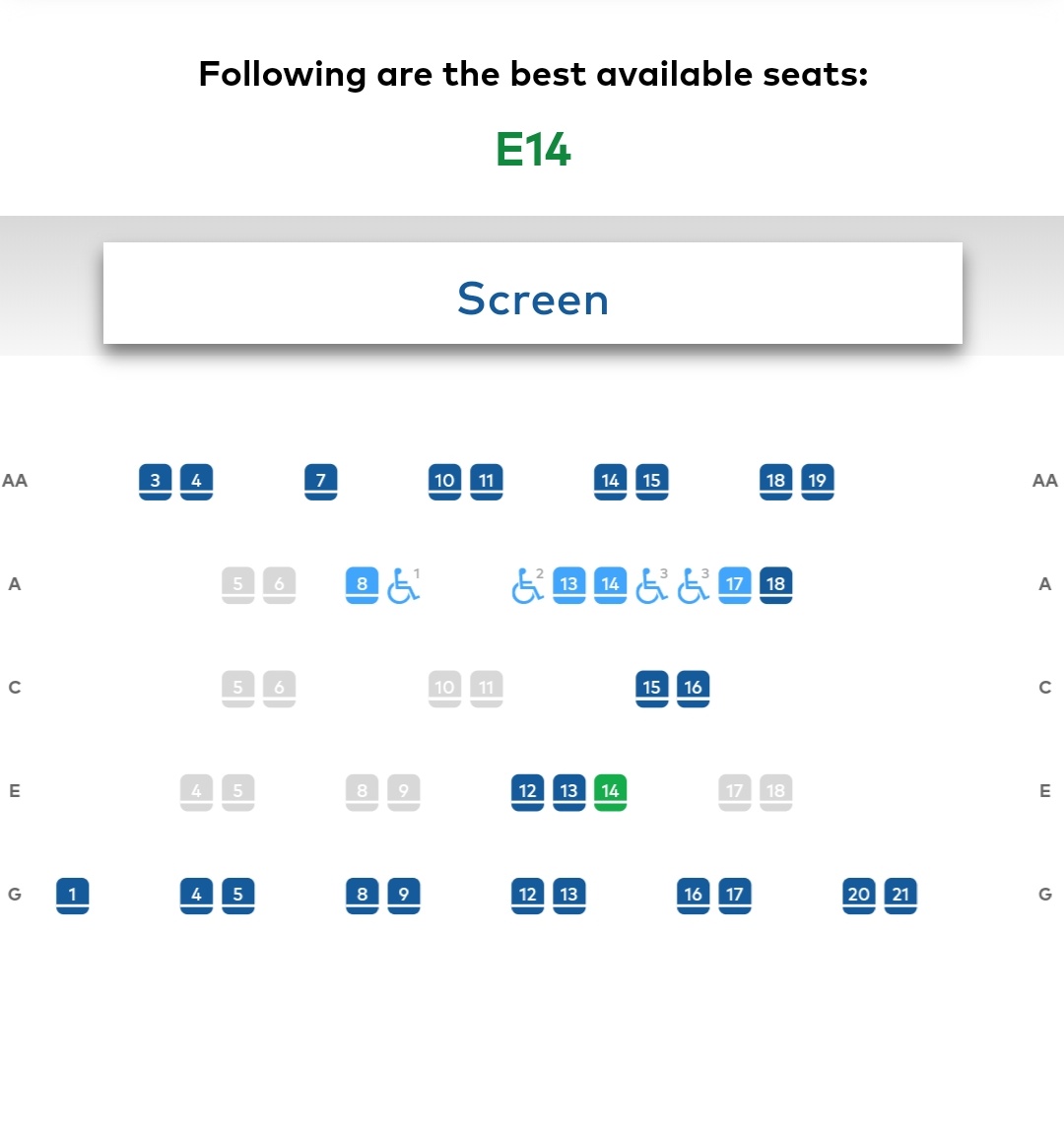 A 3 p.m. screening of Spongebob in Hamilton, about an hour away from Toronto, fared a bit better with roughly 12 seats sold, or 29%.It's playing on four screens at that location.