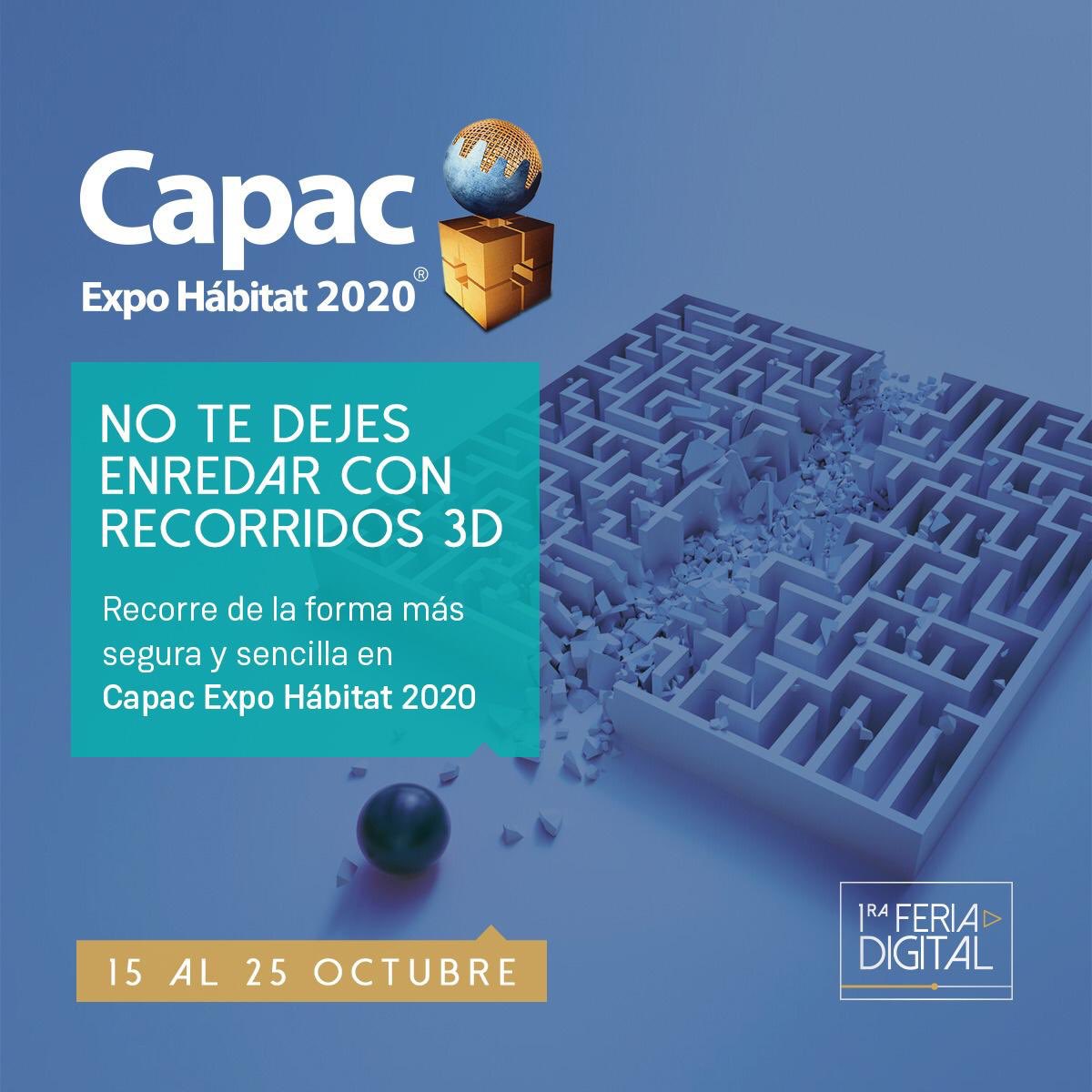 Conoce más de la verdadera feria digital inmobiliaria de Panamá, con un funcionamiento acorde a los requerimientos del expositor y del visitante. Disponible para todo tipo de dispositivos y cualquier navegador. No limites tu proyecto a unos pocas personas #capacexpohábitat2020