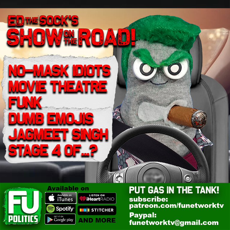 EdtheSock's tweet photo. More thoughts from the font of rough-hewn wisdom that is Ed the Sock! This episode touches on Covidiots, Emojis, Movie theatre funk- and more. Ed calls it like it is on #FU_Network

https://t.co/tQ2wnRhCeY https://t.co/ihMguUk0Jw