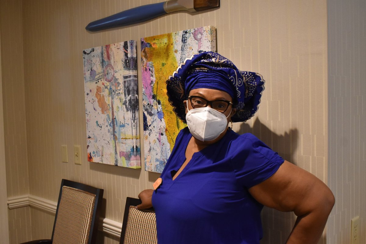 Sunrise of Alexandria, VA, recently held a special celebration of the many diverse cultures represented on their team. Team members wore the colors of their country of origin, and residents enjoyed learning more about the stories behind the caring hearts at their community.