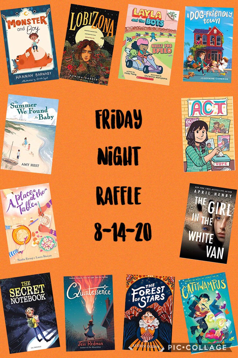 🎉🎉#FridayNightRaffle 🎉🎉Are we ready? Let’s pick some new homes for these books! #KidsNeedBooks