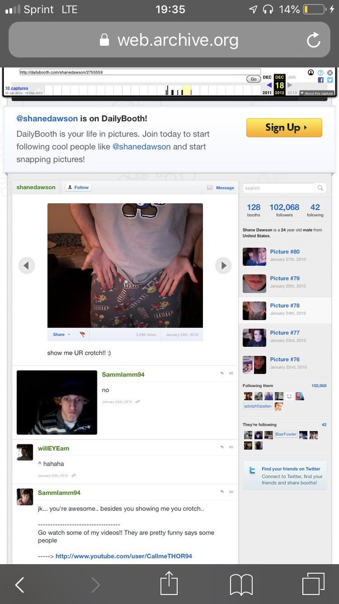 Here are some of the less innocent examples. Blow Job Faces. Crotches. Porn Poses. Feet. Spit. Giving Birth. I won& #39;t show you the replies because young girls sent him a lot of compromising images.