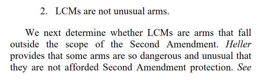 "The record before us amply shows that LCMs are commonly owned and typically used for lawful purposes, i.e., not unusual."