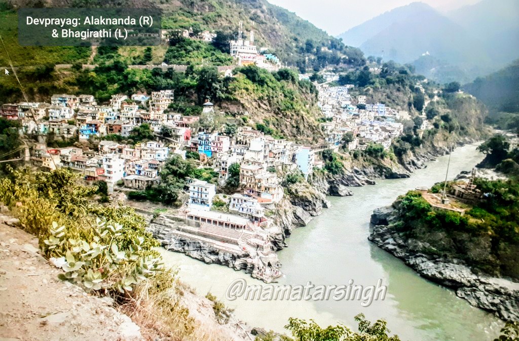 5. Devprayag:Last holy confluence of river Alaknanda & Bhagirathi which originates from one of the glaciers of Gangotri. This is the first confluence you meet on way to Badrinath. Devprayag is holy gateway to Chardham (Yamunotri, Gangotri, Kedarnath & Badrinath)7/n