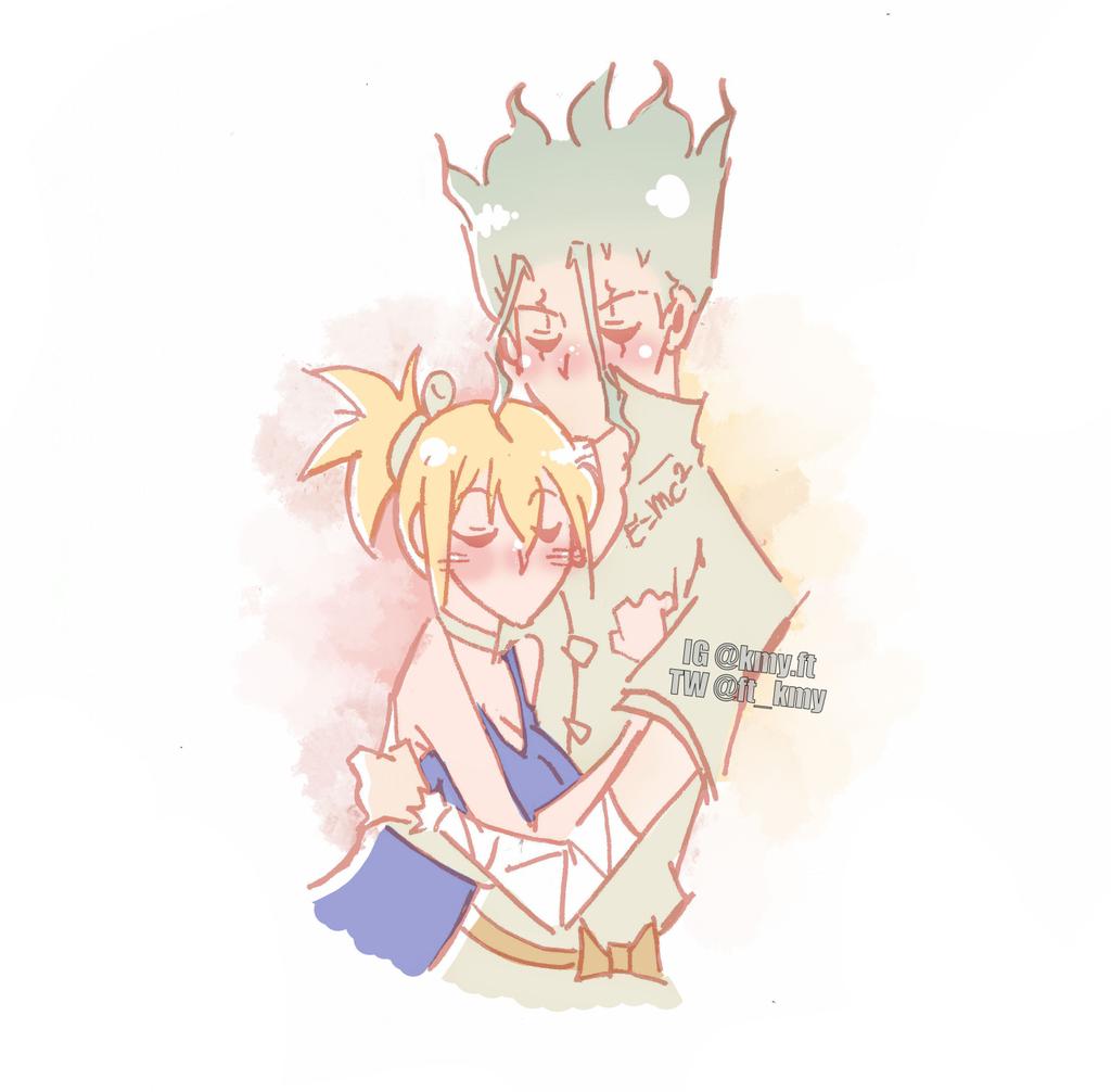 ft_kmy's tweet photo. Senhaku week day 3: "Cuddles"
@SenhakuW 
#drstone #senku #ishigamisenku #drstonekohaku #senkuxkohaku #kohasen #senhaku #fanart #myart #anime #manga #cartoons https://t.co/R7BevSgAZi