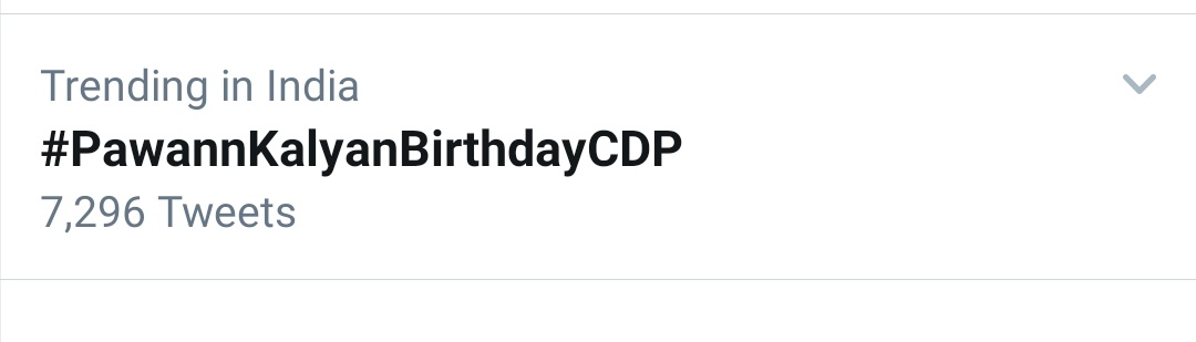TweetsSupportin's tweet photo. 📊 Trending in India 🇮🇳

#PawanKalyanBirthdayCDP ☑️

#VakeelSaab #Pawanakalyan @PawanKalyan @TrendPSPK @TwoodTrolls @AdmirePSPK @TrendPSPKTeam https://t.co/gBkGotLTsv