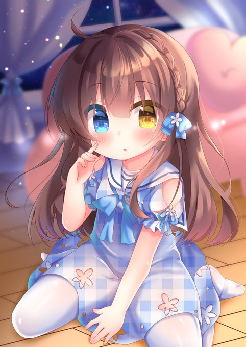 おはようございます☀️
オッドアイちゃん完成しました(*>ω<*)
#イラスト 