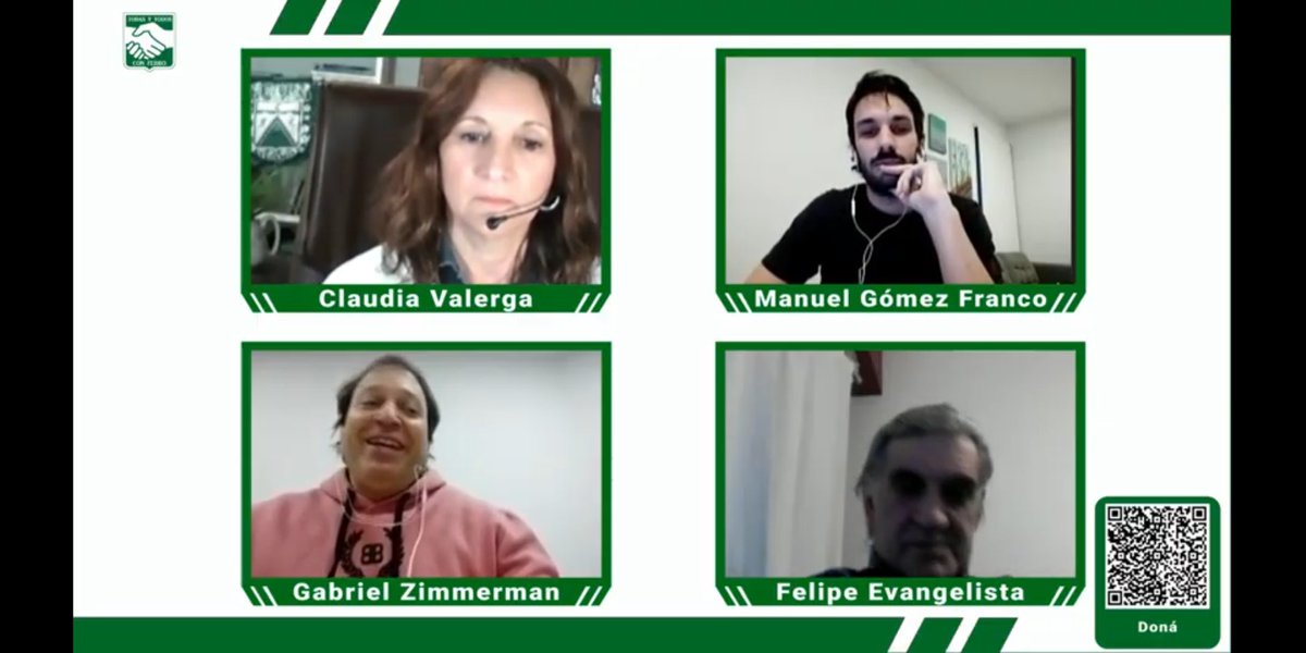 kike_verdolaga's tweet photo. Genios @manufco, Claudia (@GentedeFerro ), @GabyFerrito y el Toto (@ferroenradio ) con EL GORDO CORDON... 
gran charla en @con_ferro 
#Ferro sos unico https://t.co/HLmnxkMSBj