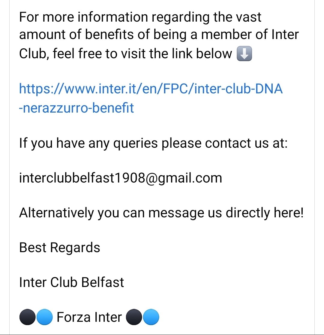 ICB1908's tweet image. ⚫🔵 Inter Club Belfast 2020/21 season membership ⚫🔵
