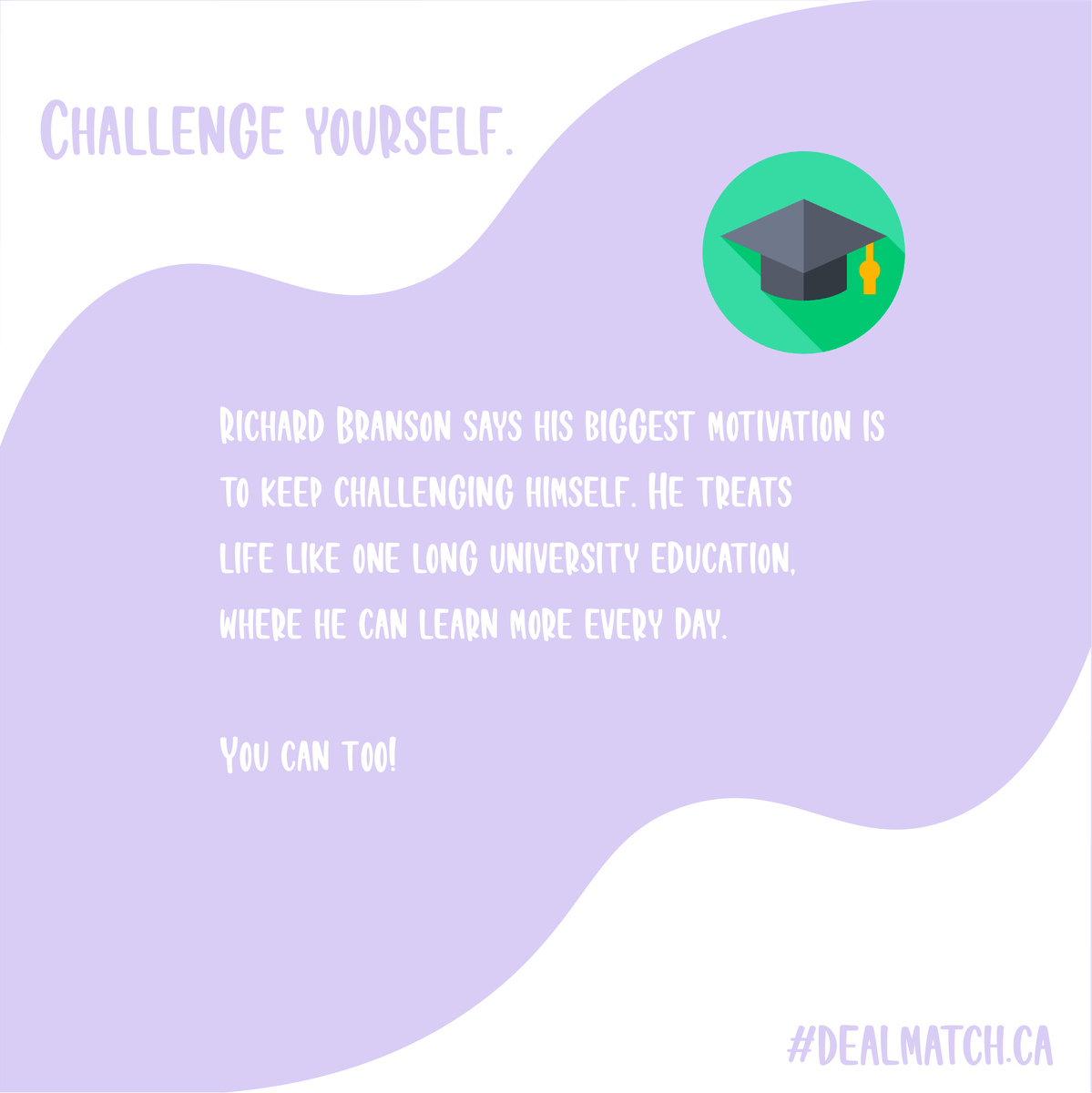 Dealmatch_'s tweet image. 😎Never stop learning!
.
.
.
#Advice #Studentips #Dealmatch #DealmatchMarket #Quote #RichardBranson #Motivation #Wednesday #University #HighSchool #Student #Canada #UnitedStates #August #Community