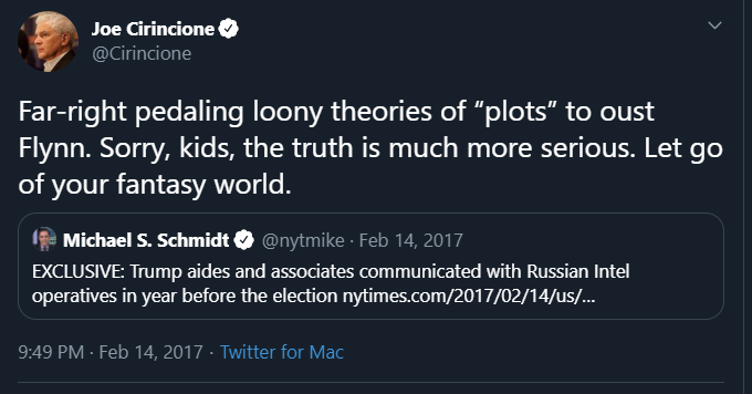 I mean, you can't do what leftwing journalists and operatives did to a democratic polity - you can't institutionalize paranoia as the aesthetic and sensibility of one-half of the country, let alone really dumb paranoia - and expect to come out whole on the other side. https://twitter.com/omriceren/status/1294791344746106887