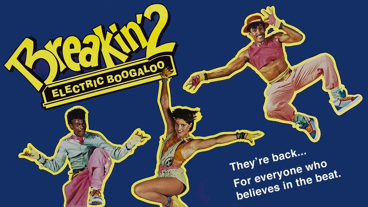 I mean, we are playing Cannon films, we find ourselves with an unintentional music theme, so who am I to defy The Fates? Up next, BREAKIN' 2: ELECTRIC BOOGALOO. Can Boogaloo Shrimp and Shabba Doo save the Community Center?