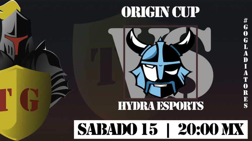 Nuestra academia se mide frente a <a href="/HydraGG/">Hydra Esports</a> por la @OriginBlood1 
#GoGladiatores