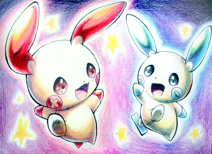 選択した画像 かわいい イラスト ポケモン プラスル マイナン アニメーション クールな写真のイラスト 選択した画像 かわいい イラスト ポケモン プラスル マイナン アニメーション クールな写真のイラスト