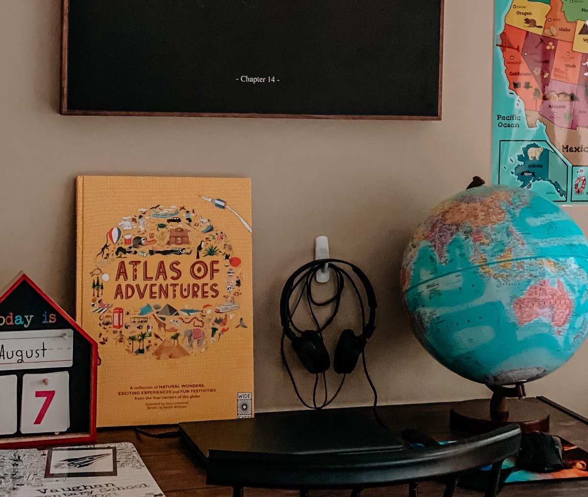 wanderlustsix's tweet photo. Almost ready for a successful first day of digital learning! 😅🤞🏻🍎✏️📓 @VaughanRockets 🚀 https://t.co/nkVDNcV4wJ