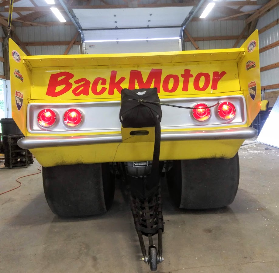 BackMotorMike's tweet photo. LED Taillights on a funny car ?? You betcha !! 😎 https://t.co/lhCvvXWrkd