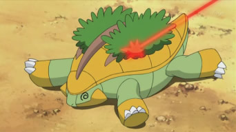 It's perhaps best shown with Grotle vs Honchkrow. Ash, desperate for vengeance, keeps Grotle in against against his better judgment, ignorantly disregarding the type and mobility disadvantage with no real plan. And what happens? Reality ensues, and Grotle loses.