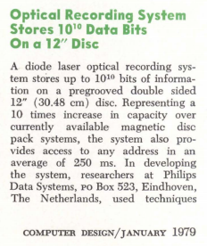 here's a fascinating WORM disk system from Philips in 1979!