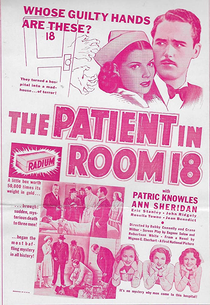 scottiehutch's tweet photo. THE PATIENT IN ROOM 18 (1938) #FirstNationalPictures #VintageWarnerBros #ClassicFilms @WarnerArchive https://t.co/f1xhzEiTh5