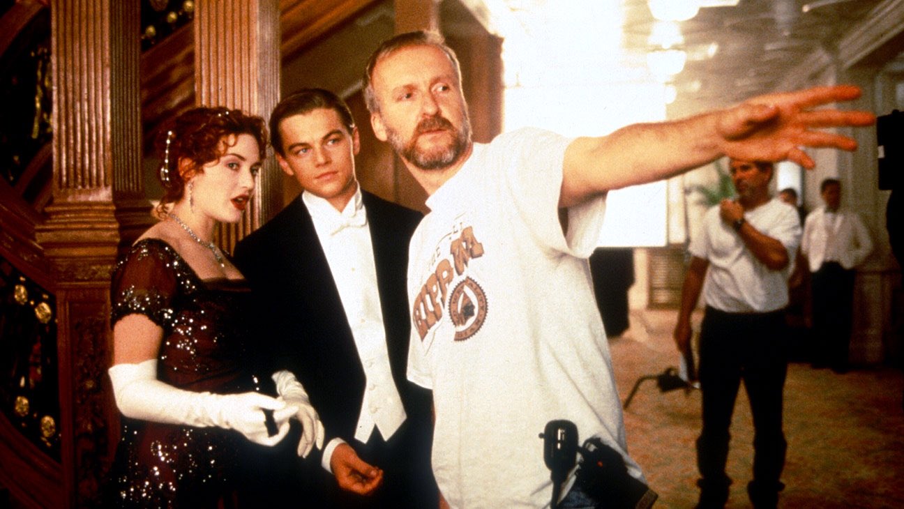 Happy Birthday James Cameron (on set on Titanic) 6  6  