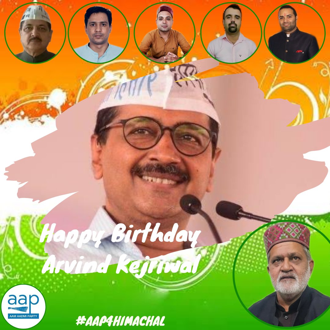 Happy Birthday Arvind Kejriwal ji.    