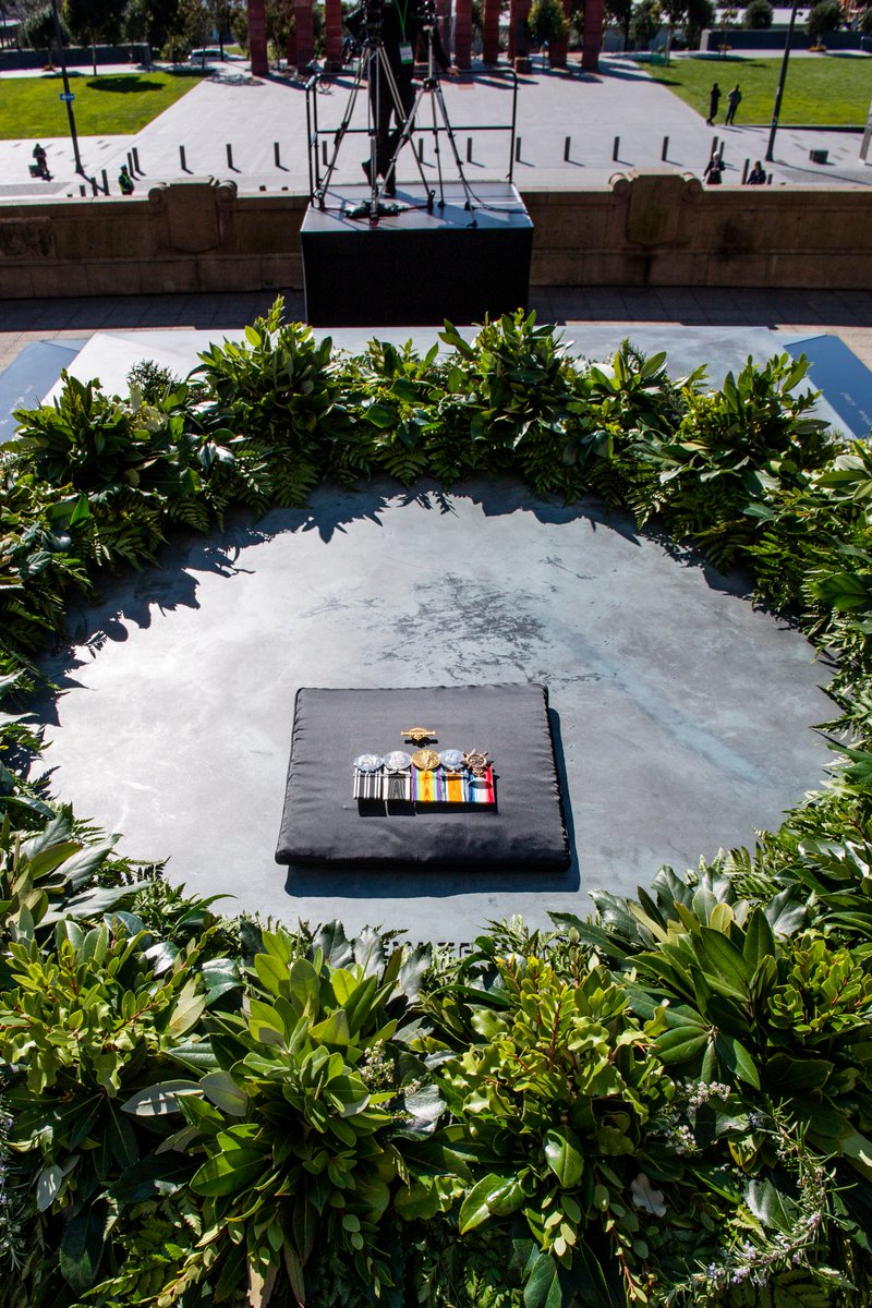 NZDefenceForce's tweet photo. #NZRemembers. Yesterday an Act of Remembrance at Pukeahu National War Memorial Park marked the 75th anniversary of the end of hostilities in the Second World War. @CDFNZ spoke about the debt & gratitude we all owe those New Zealanders who fought & those who died.
#RememberingWW2 https://t.co/CMnrl5nWVn