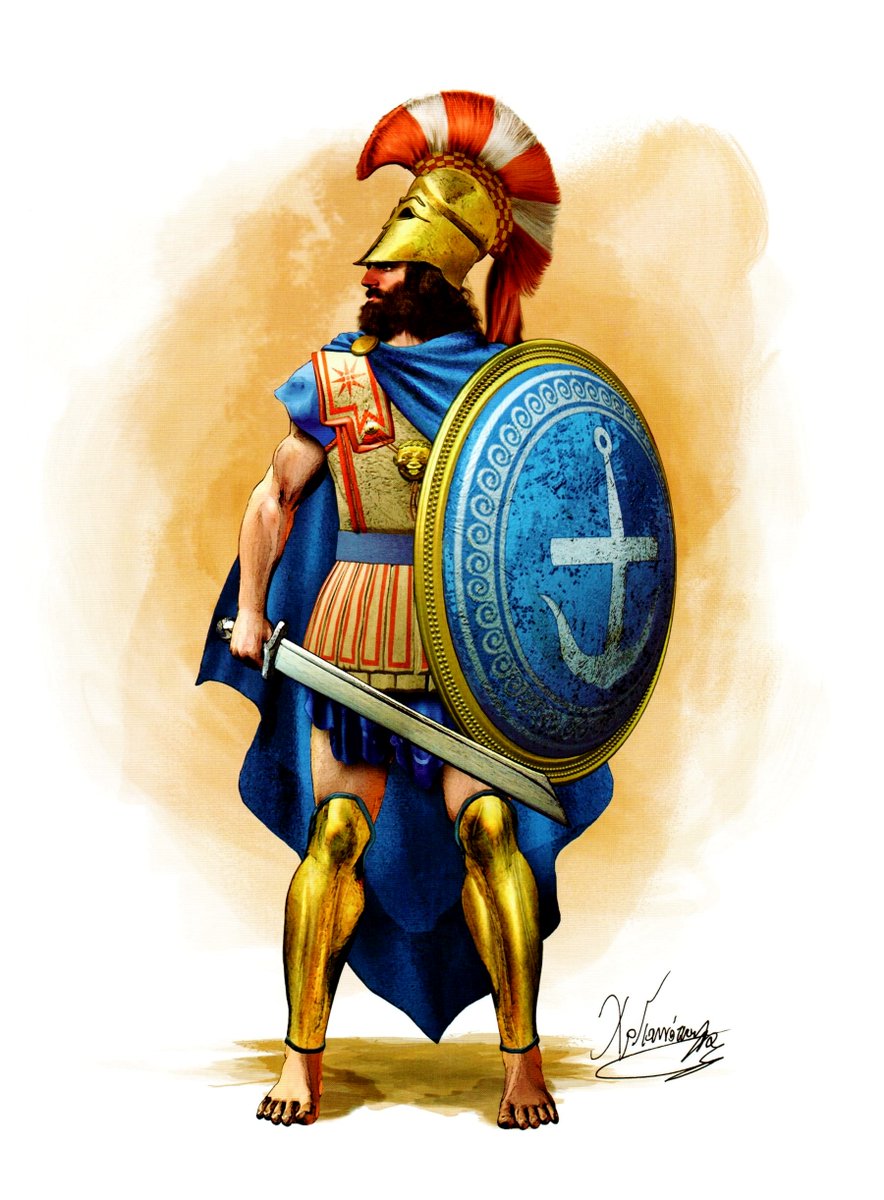 Greek Epibatae, at the Naval Battle of Salamis, V-th c. BCAthenian Marine, at the Naval Battle of Salamis, V-th c. BC