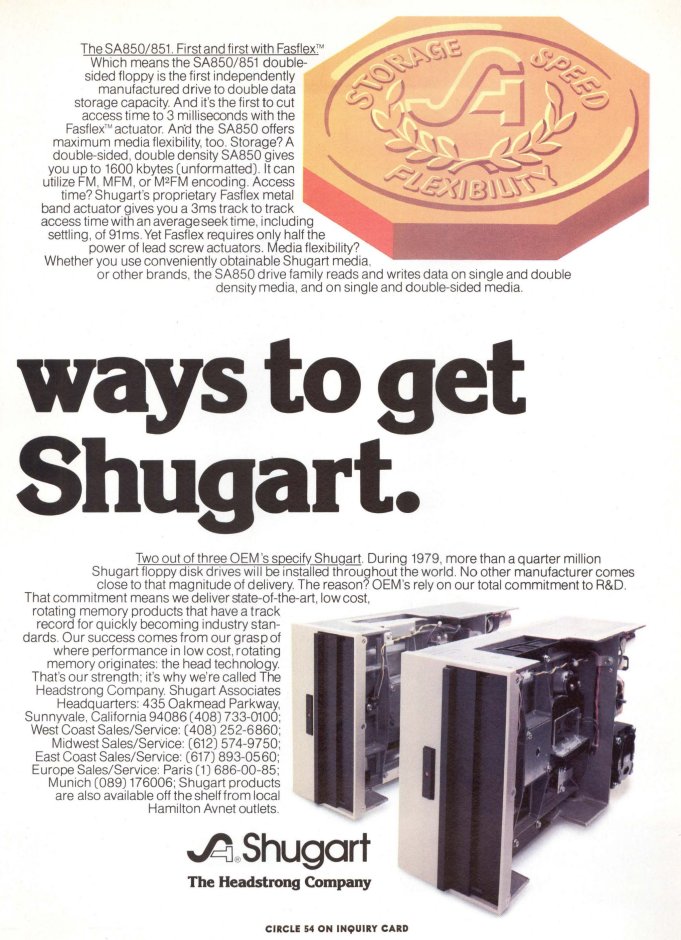 Shugart -- The Headstrong Company