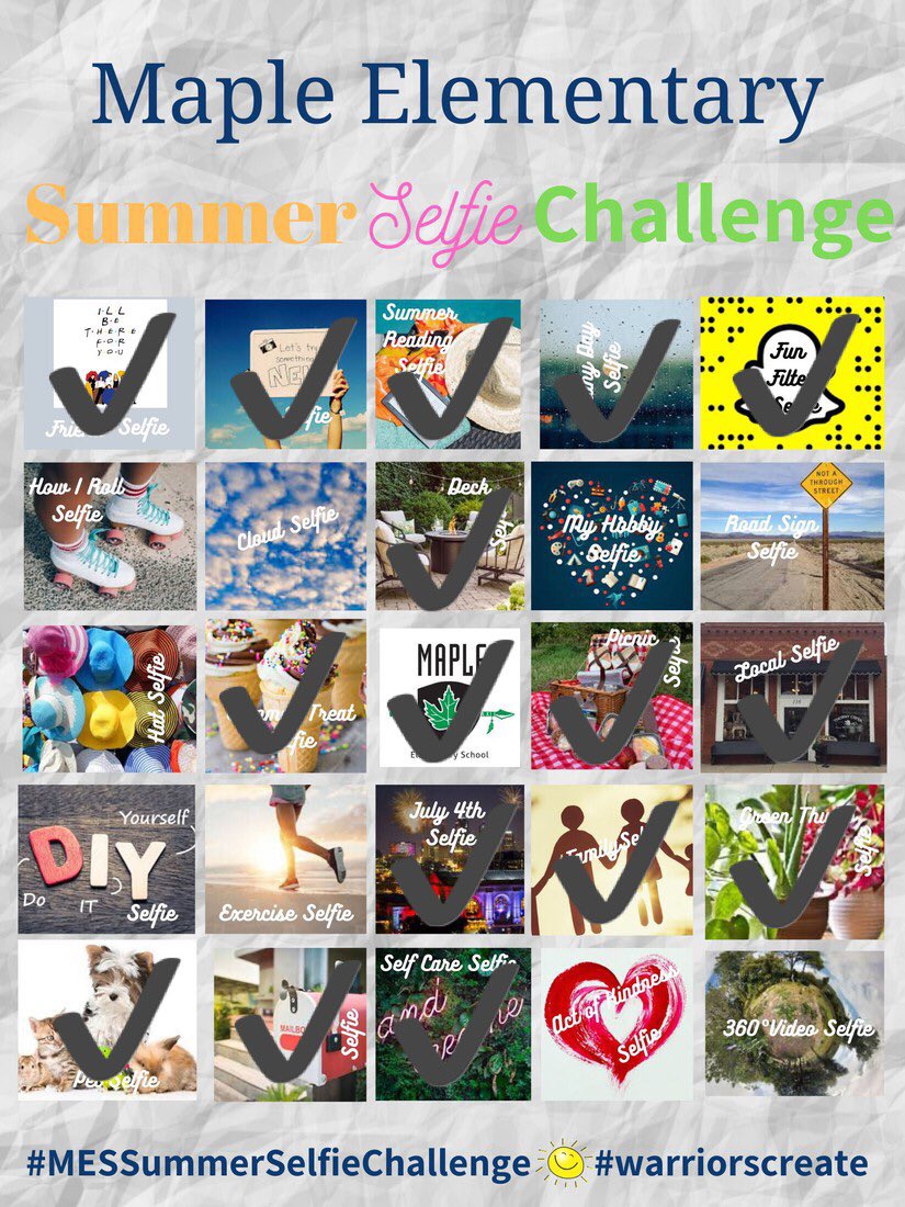 MrsLewis4th's tweet photo. Soaking up one of my last summer nights on the back porch! 💛 Also another BINGO! #MESSummerSelfieChallenge #WarriorsCreate @renathunderhawk https://t.co/7c8juN4gIm