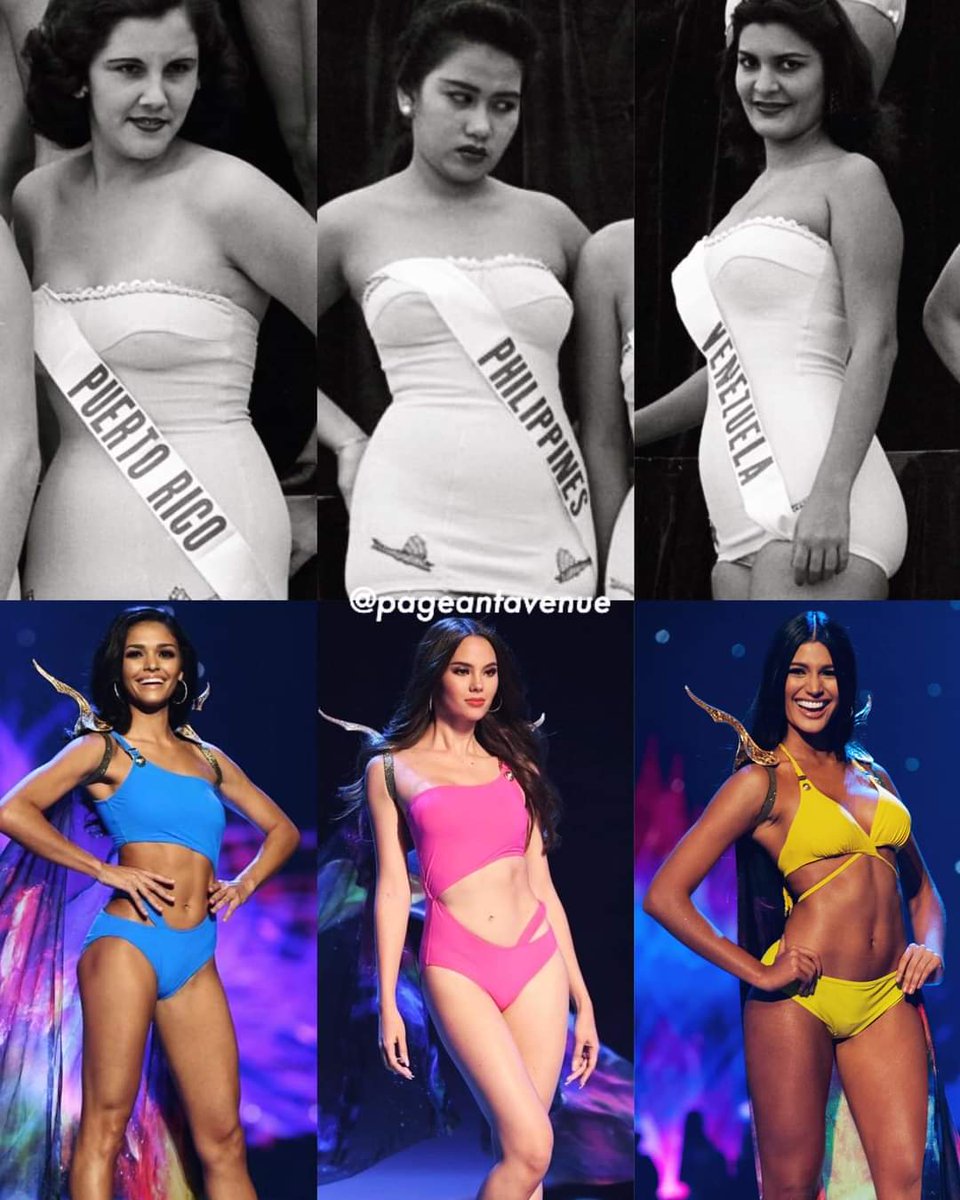 Then and Now. 🇵🇷🇵🇭 🇻🇪
.
Miss Universe 1952 / Miss Universe 2018
.
.
#KiaraLizOrtega
#CatrionaGray
#SthefanyGutierrez
#MissUniverse
#MissUniverso

Credit pageantavenue