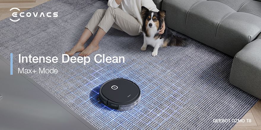 ecovacsrobotics's tweet photo. The suction power of Max+ Mode is near 2.5x the strength of standard mode, which is your go-to-mode when dealing with heavily soiled carpet!
#ECOVACS #DEEBOTU2PRO https://t.co/9btpSOKYh5