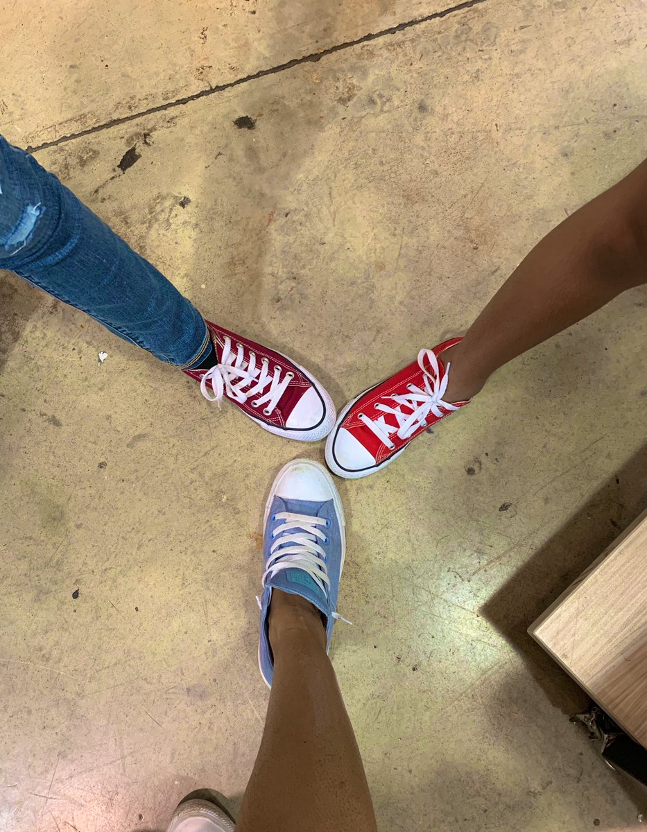Wasn’t planned, love Converse...