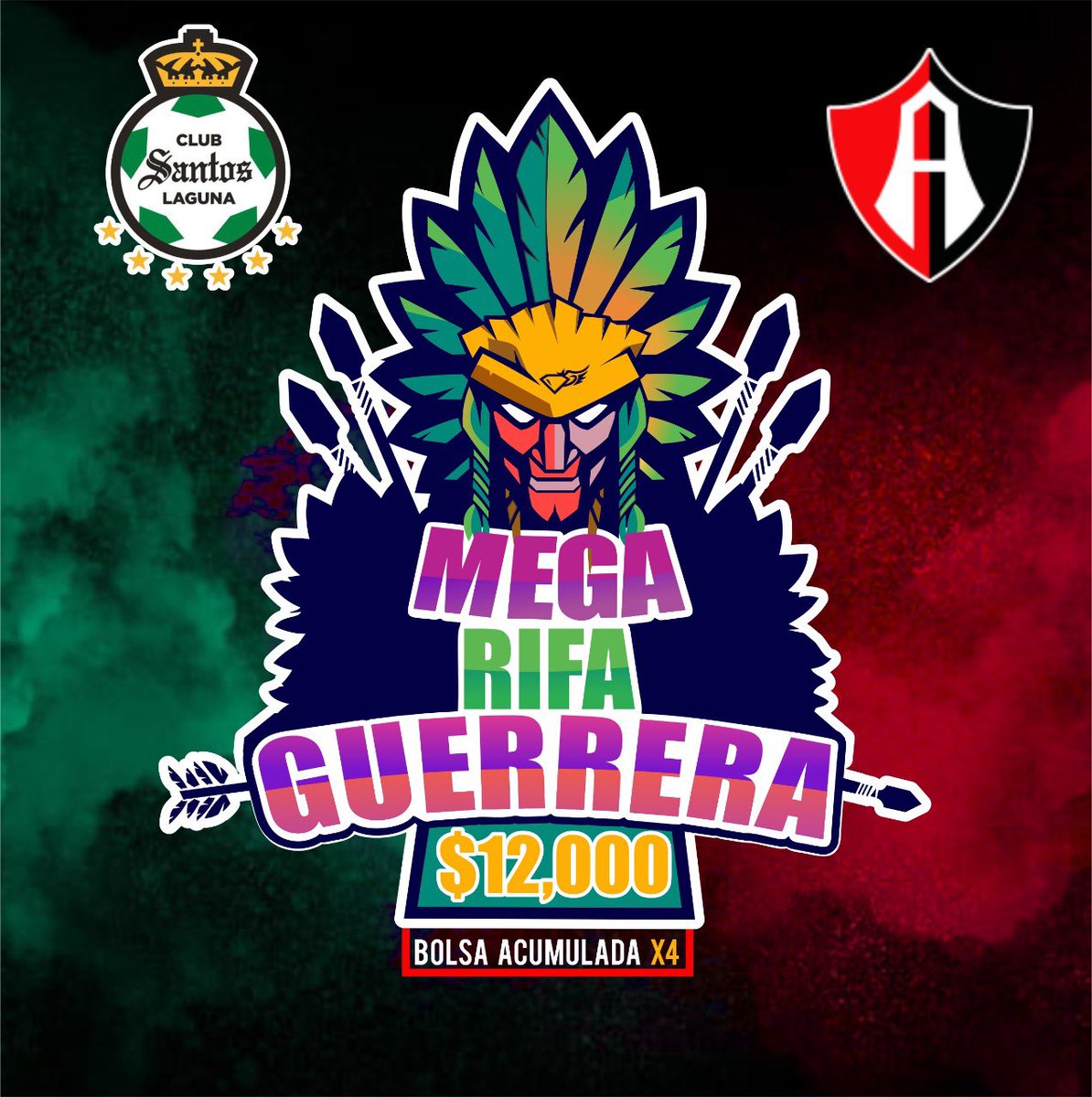 🚨MEGA RIFA GUERRERA🚨
                 😇vs🦊

    💰BOLSA DE $12,000💰
        (Récord histórico)
+Botellón <a href="/DestiladoMC/">DestiladoMauriceCollier</a>🍾
+Noche en <a href="/HaciendaMR/">Hacienda Mi Ranchito</a>🏡

Pon:
Min y jugador del 1er Gol del Santos

Follow ✅
Arroba 3👨‍👧‍👦
Dale ❤️🔃
Usa hashtag #LaguneroPrimero

-MC💎😘
#LaguneroPrimero