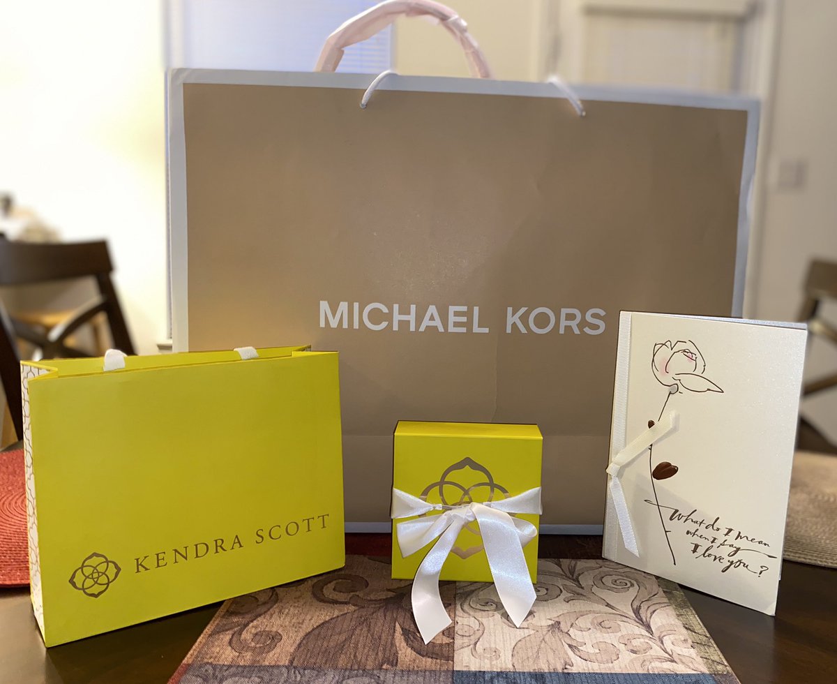 Helenaka08's tweet image. I woke up this morning to find these bags and a beautiful card sitting at the end of the bed. @moblack2012 (James), you have made me so happy. I love you more than I could ever say. Happy Anniversary, hun. 🥰♥️ #TwoYearsandCounting