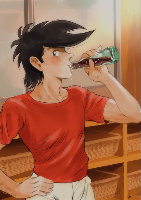 タグお借りします…!
水分とるべしな矢吹です。
 #あしたのジョー夏のお絵描き大会 