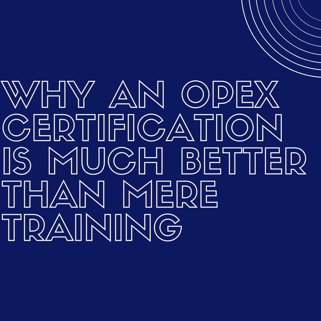 Read our latest article by Matt Saloom discussing how OpEx Training can take you to the next level. linkedin.com/pulse/why-opex…