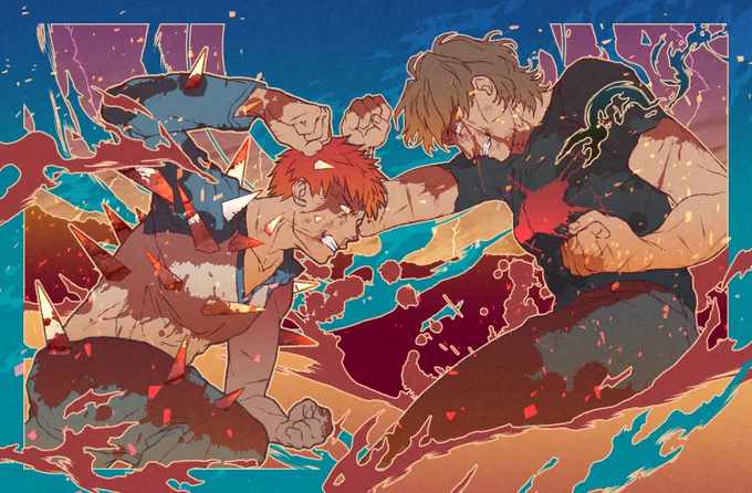 Fate stay night [Heaven's Feel]、士郎と言峰 