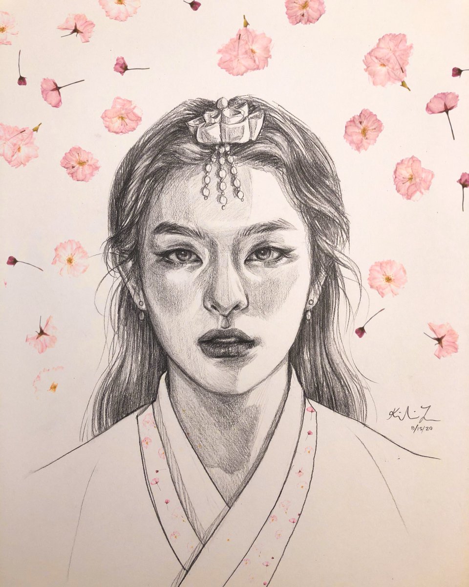 TheKimchiTrain's tweet photo. 🌸슬기🌸
.
.
.
#레드벨벳 #슬기 #redvelvet #seulgi #redvelvetfanart #rvfanart #reveluv #pencil #sketch #traditionalart #hanbok #한복 #sakura #pressedflowers #arteza https://t.co/zIMVHFXmPn