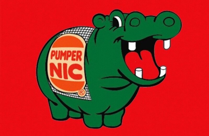 4) Their branding also included a green hippo called Nic (some remember him as Hugo).