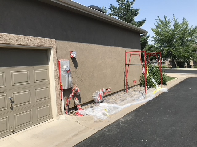 PRC_PrepRite's tweet photo. Summer brings stucco repairs. @PrepRiteCoating makes sure to take care of those before painting starts. Prep, prep, prep have to make sure the surface is ready for paint. #PRC #preprite #prepritecoatings #stucco #prep #paint #repair #phasework #hoa #multifamily #apartments https://t.co/Rzc0ddQJXR