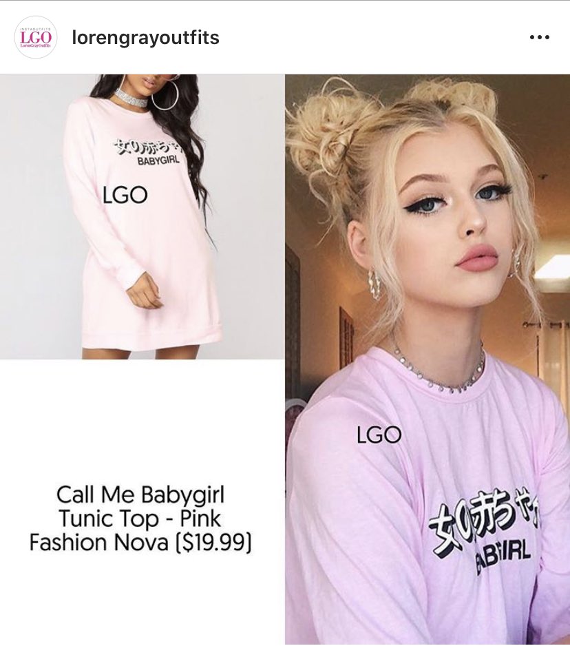 _KOTOKA's tweet photo. @xoxo__yuuuka @iamlorengray Fashion Novaみたいです！
インスタのlorengrayoutfitsっていうアカウントがLorenの服のブランド調べてくれているのでオススメです！😚 https://t.co/ySXwoOSc31