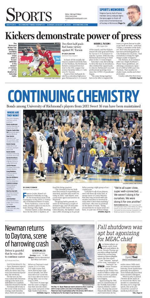 cwilinric's tweet photo. Aug. 16 @RTDSports looking the bonds that continue today for 2011 @SpiderMBB team, plus @RichmondKickers #MEAC #NASCAR and more Stories by @RTDjohnoconnor @ZachJoachim @ByDavidTeel @YoWes910TheFan @EricKolenich #JerryLindquist @APSE_sportmedia https://t.co/UgI0CaeoXq #readlocal https://t.co/COuA8fkRY0